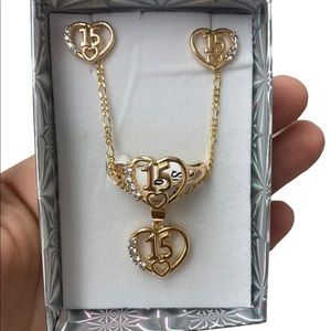 Brazilian Gold Quinceañera Set